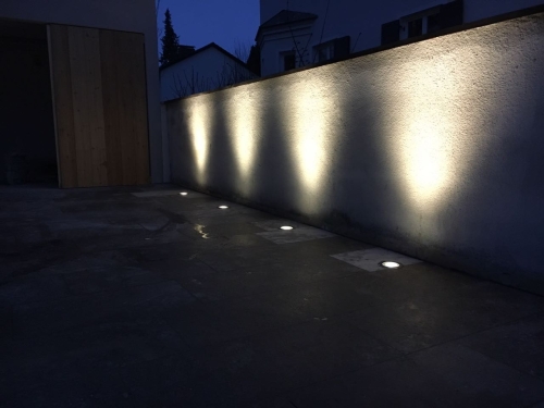 LED Fassadenbeleuchtung Bodeneinbaustrahler